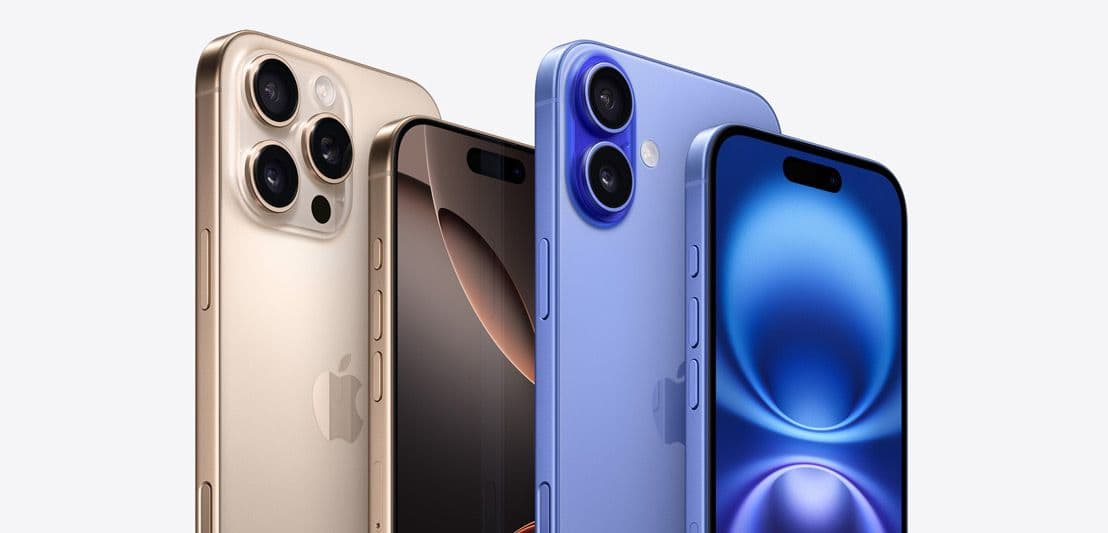 Dans l'ordre, l'iPhone 16 Pro et l'iPhone 16
